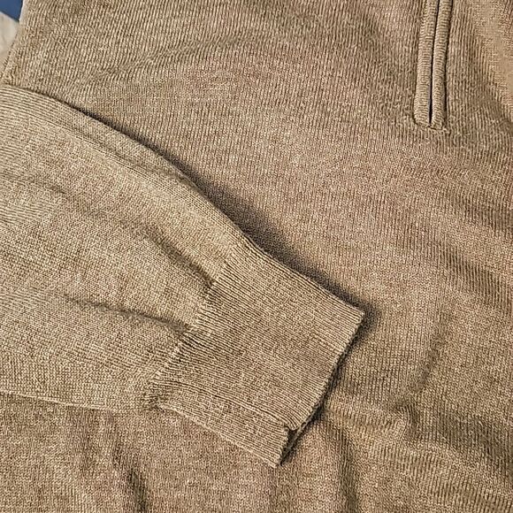 Jos. A. Bank Traveler Mens 1/4 zip pullover sweater, Size Large - Picture 7 of 8
